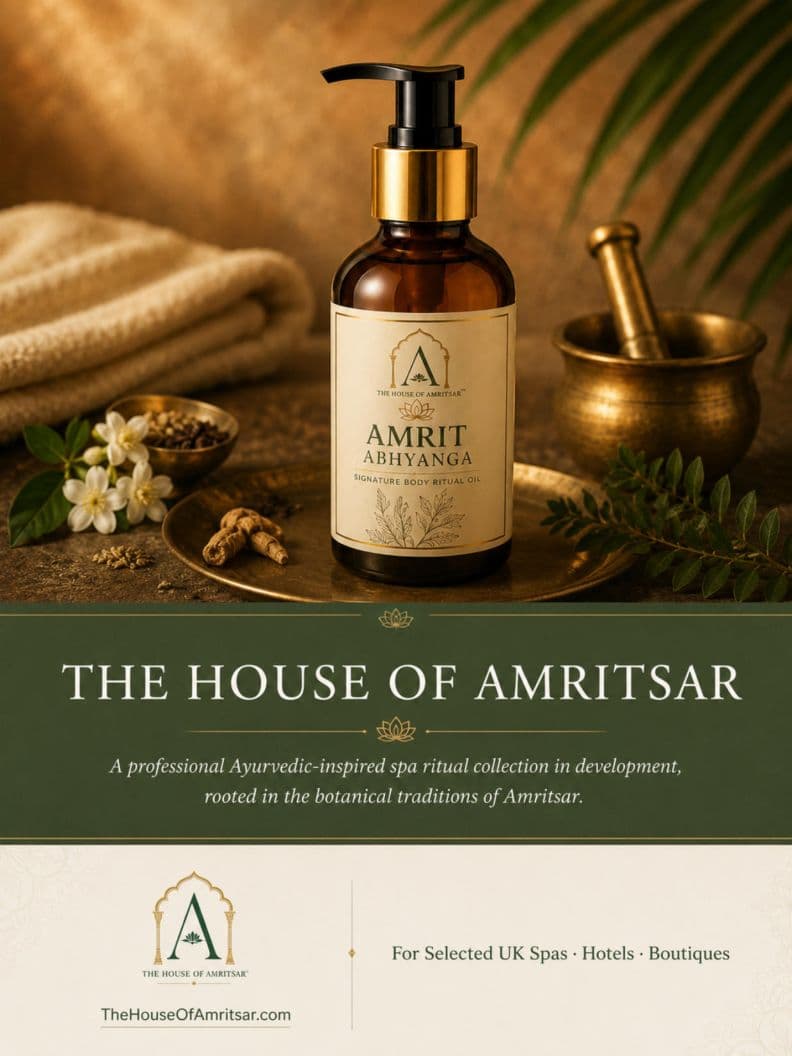 Cover of The House of Amritsar professional trade brochure
