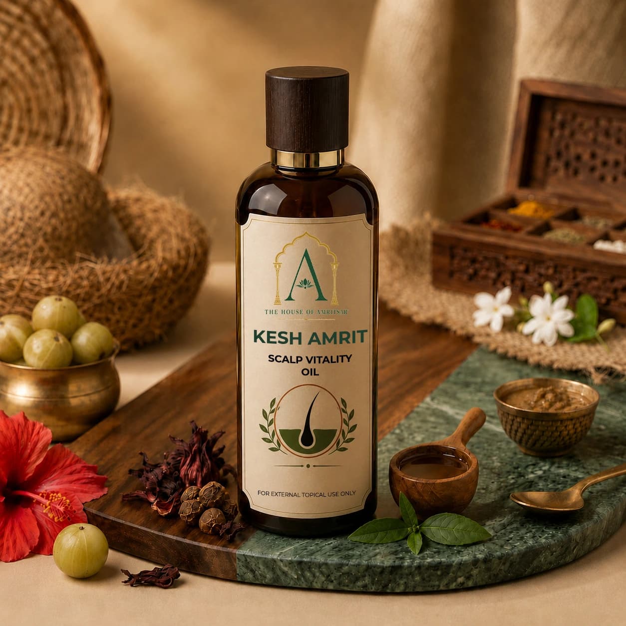 Kesh Amrit Scalp Vitality Oil by The House of Amritsar